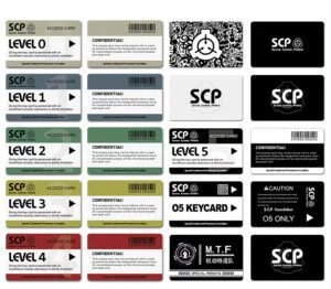 scp access card levels