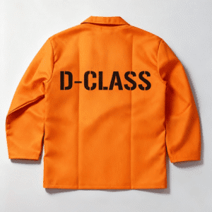 SCP D-Class Uniform SCP D-Class Jumpsuit SCP-035 Costume