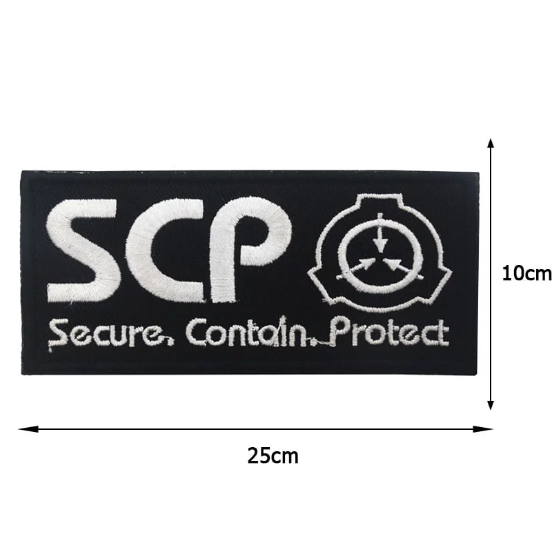 SCP Patch SCP Foundation Patch Embroidery Badges