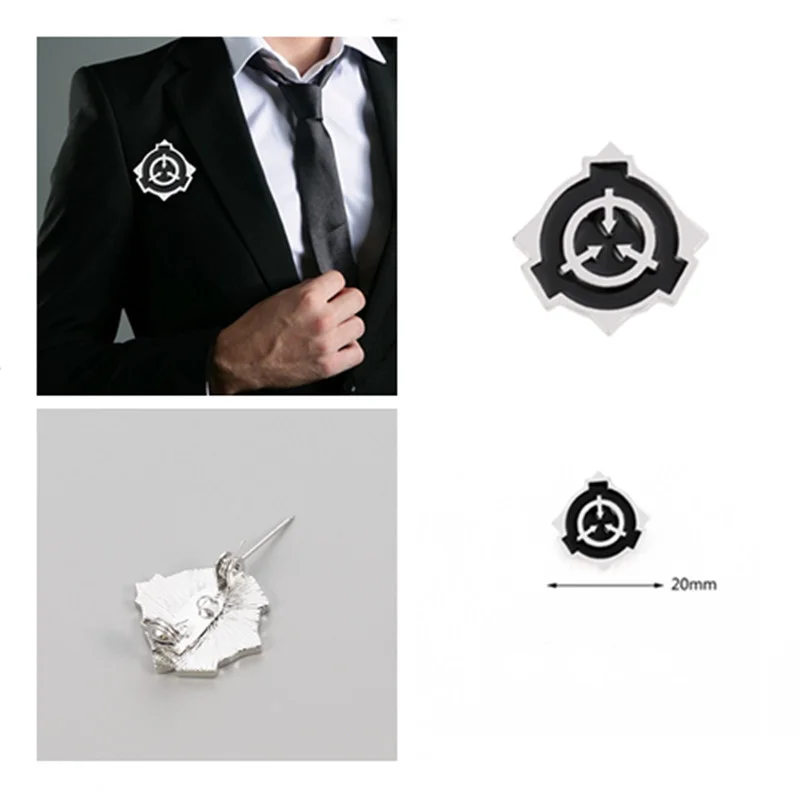 SCP Pin SCP Foundation Logo Brooches Pin - Image 2
