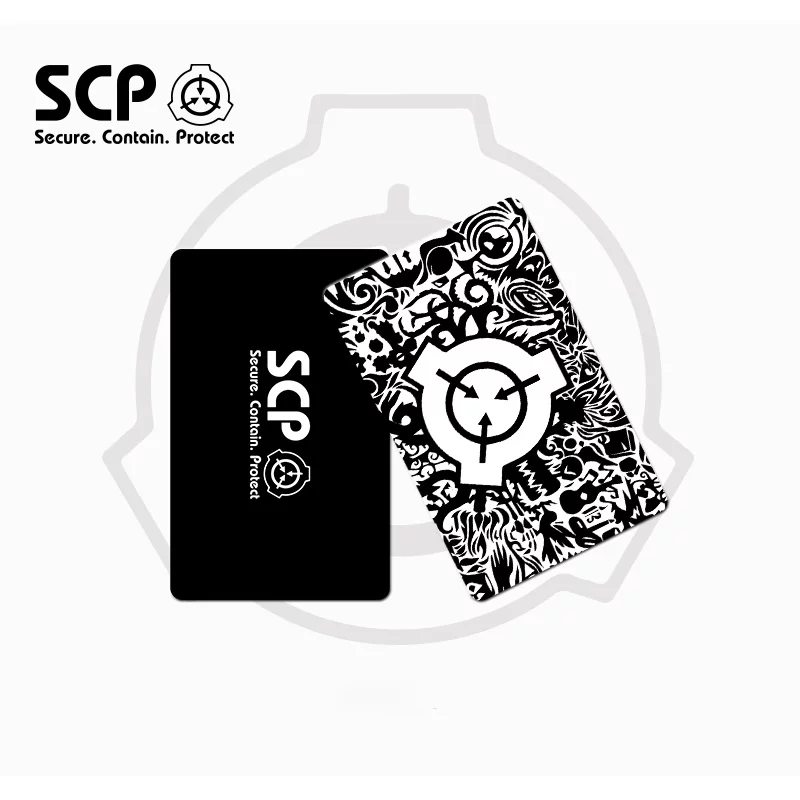 SCP Card SCP ID Card Cover SCP Foundation Card Sticker