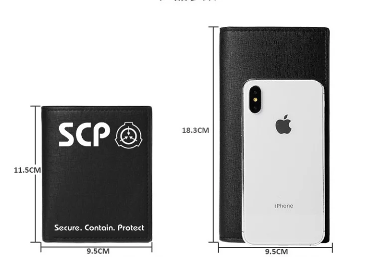 SCP Wallet SCP Foundation Leather Wallet Purse - Image 9