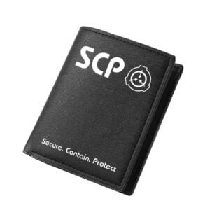 SCP Wallet SCP Foundation Leather Wallet Purse