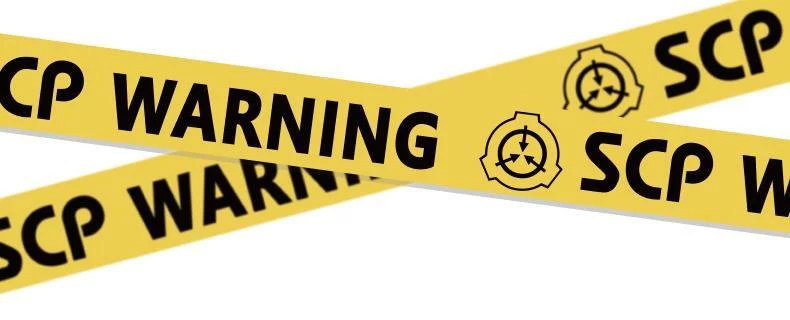 SCP Tape SCP Foundation Blocking Tape Crime Scene Tape MTF Police Tape