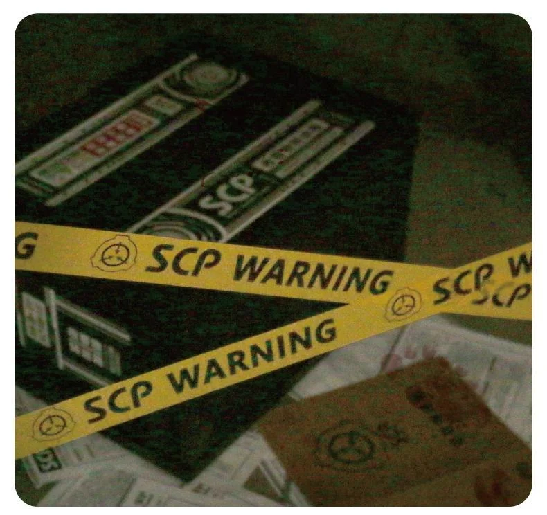 SCP Tape SCP Foundation Blocking Tape Crime Scene Tape MTF Police Tape