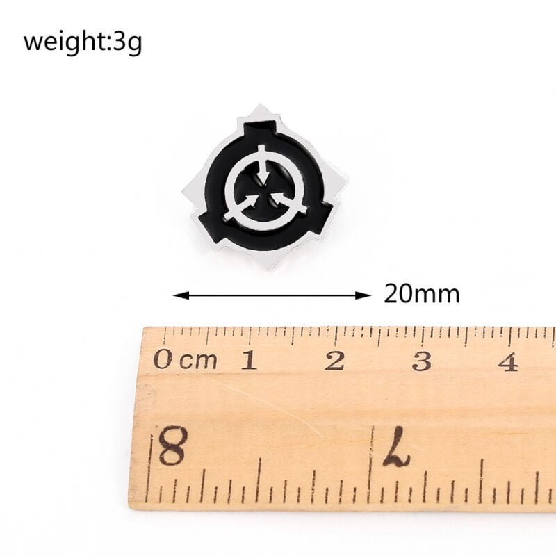 SCP Pin SCP Foundation Logo Brooches Pin