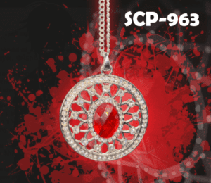 SCP-963-1 Necklace Dr Bright SCP Foundation Cosplay Necklace