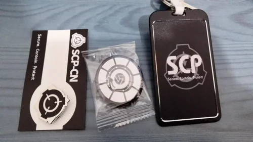 SCP Pin SCP Foundation Logo Brooches Pin photo review