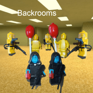 Backrooms Lego Minifigures Partygoer minifigures Partypoopers minifigures