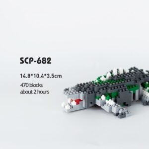 scp-682 toy figure lego 
