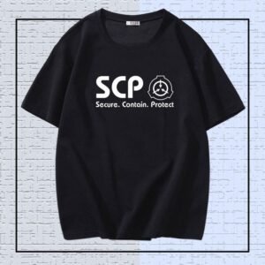 SCP Foundation Logo T-shirt Black