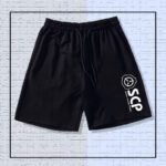 SCP Foundation Logo Shorts Black